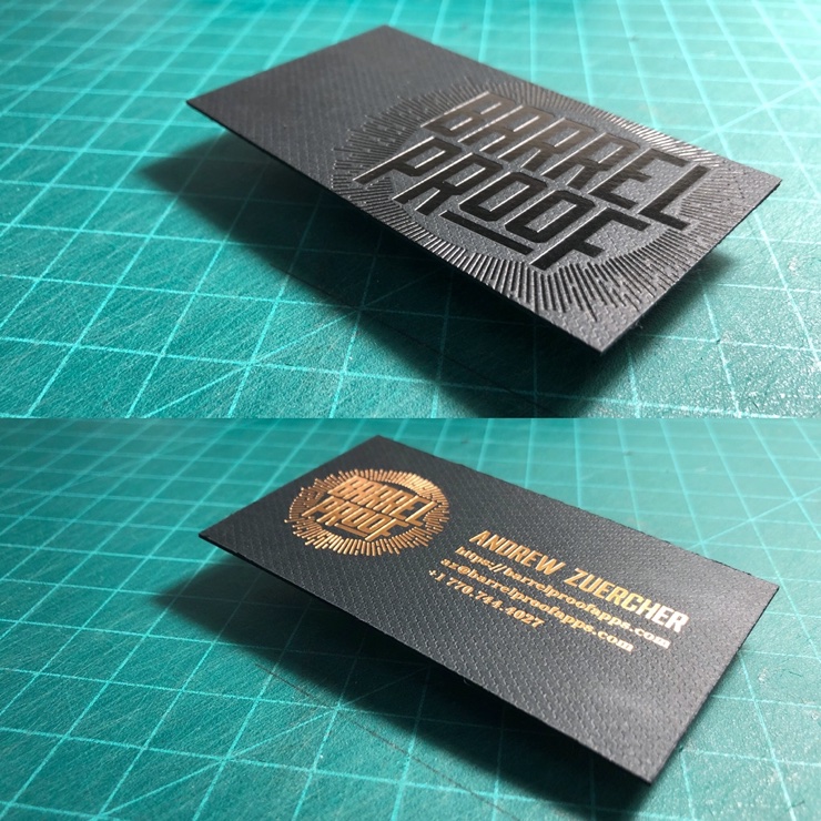 Barrel Proof Apps Business Card